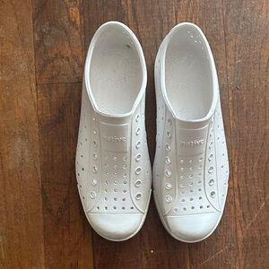 Native Classic White Perforated Shoes